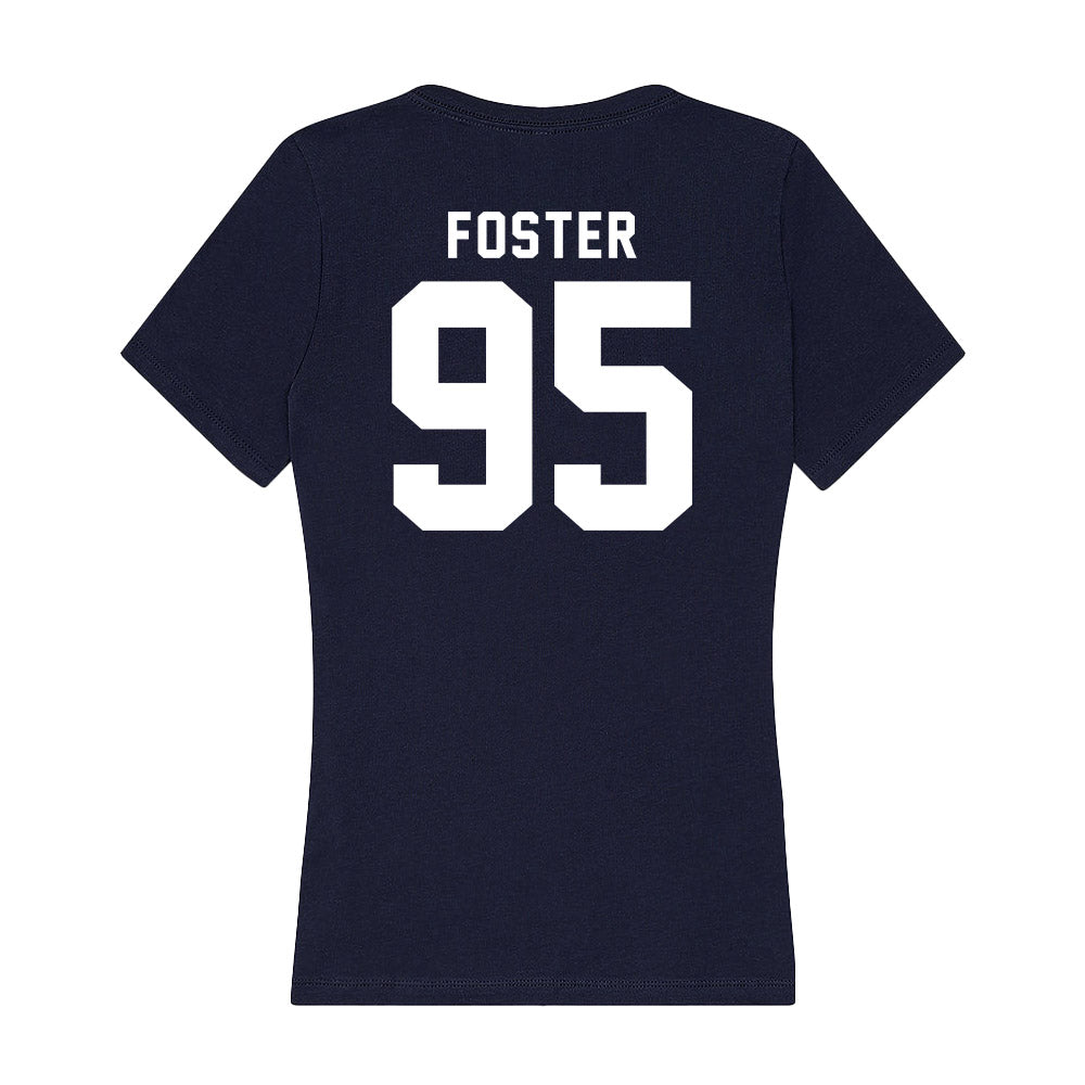 Old Dominion - NCAA Football : Ahmaad Foster - Women's V-Neck T-Shirt-1