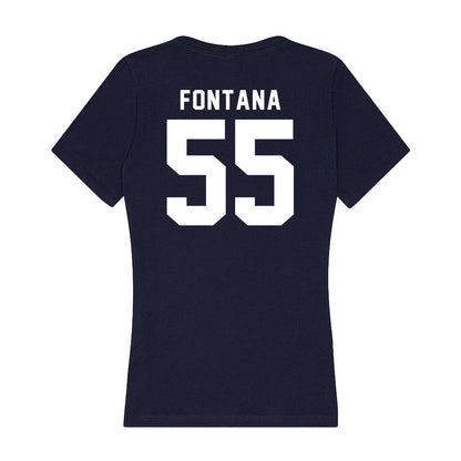 Old Dominion - NCAA Women's Basketball : Brenda Fontana - Women's V-Neck T-Shirt-1