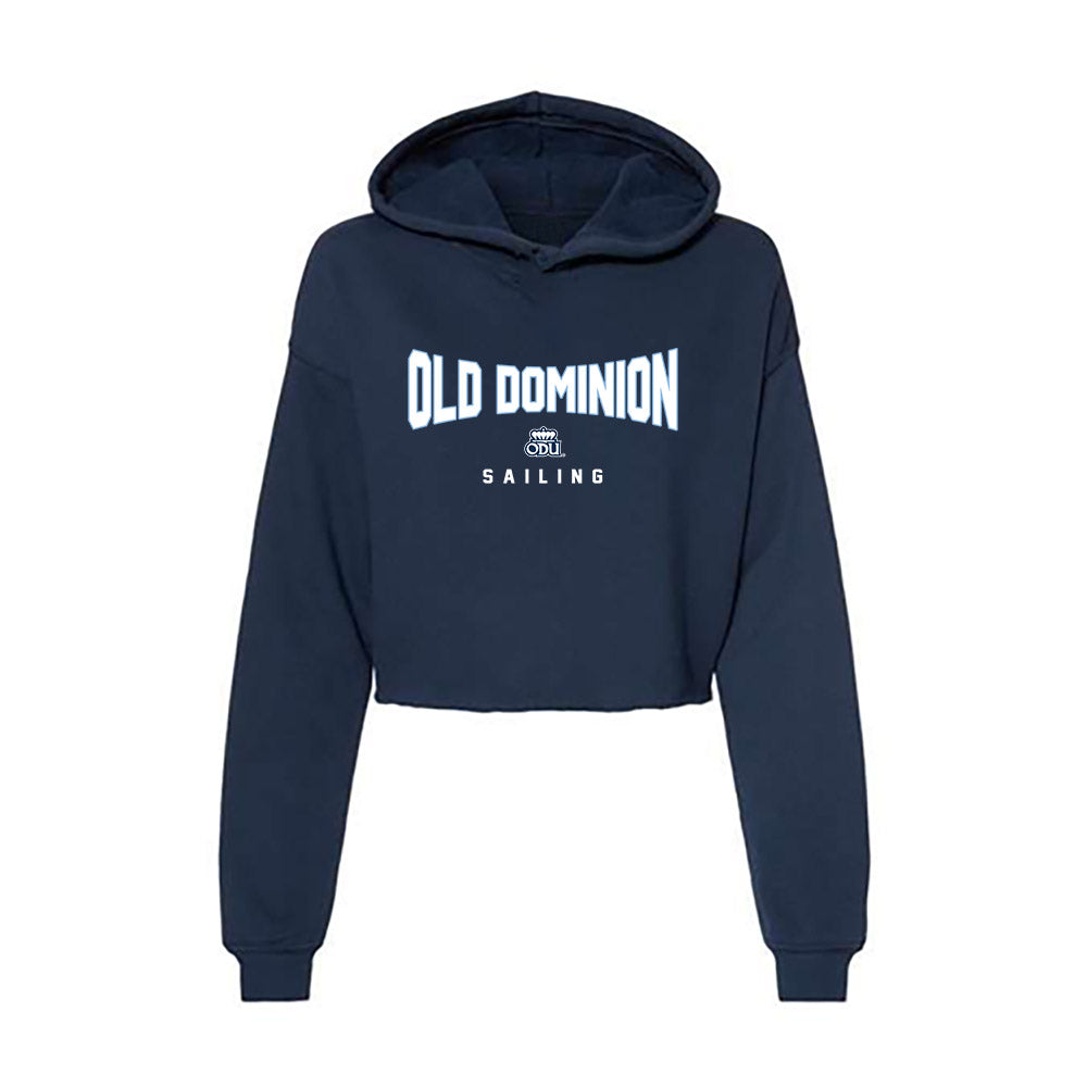 Old Dominion - NCAA Women's Sailing : Lindsey Kaufmann - Women's Crop Fleece Hoodie-0