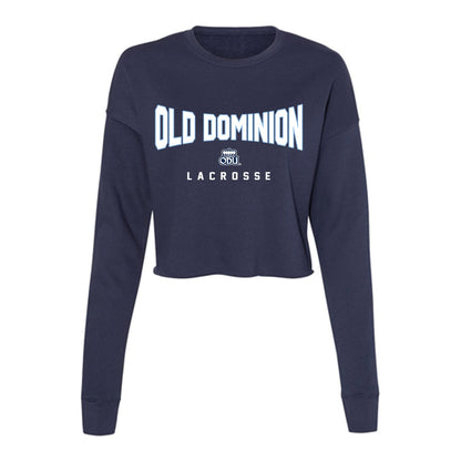 Old Dominion - NCAA Women's Lacrosse : Katie Pfeiler - Women's Cropped Crew Fleece-0