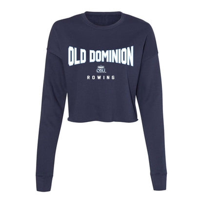 Old Dominion - NCAA Women's Rowing : Callie Crook - Women's Cropped Crew Fleece-0