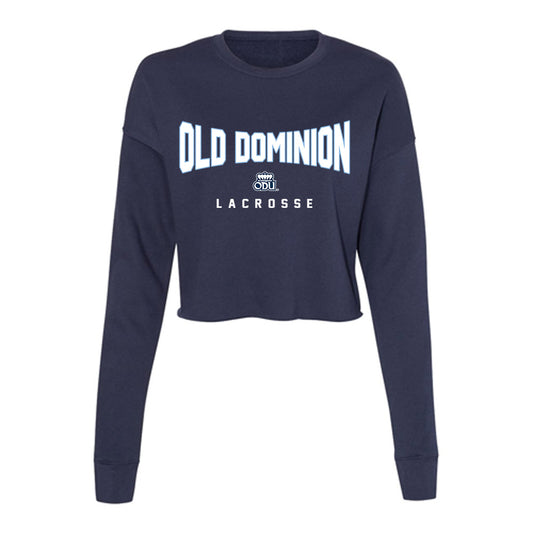 Old Dominion - NCAA Women's Lacrosse : Brooke Frishman - Women's Cropped Crew Fleece-0