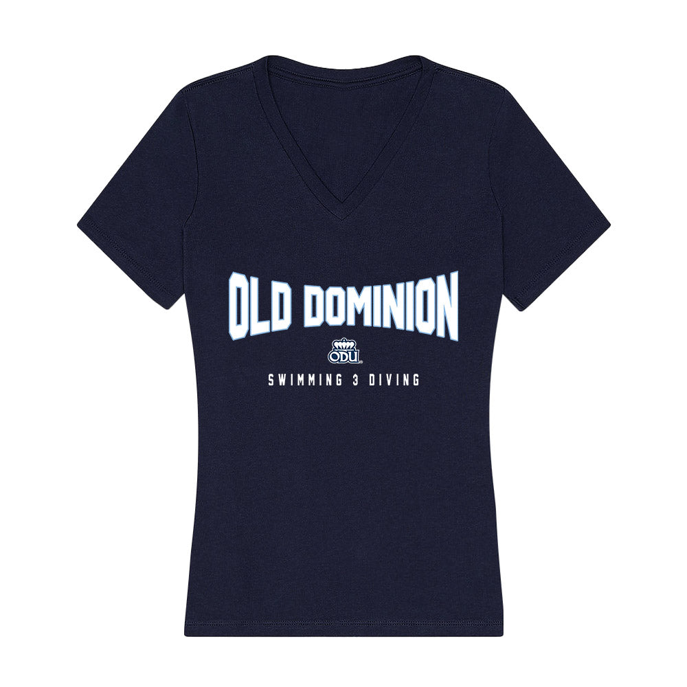 Old Dominion - NCAA Women's Swimming & Diving : Elissa Profaca - Women's V-Neck T-Shirt-0