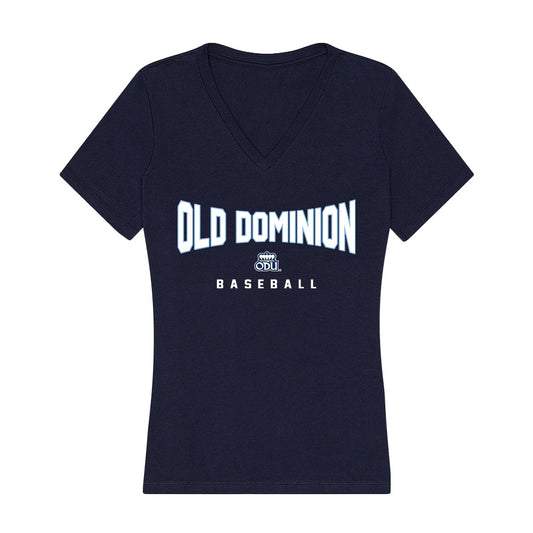Old Dominion - NCAA Baseball : Jackson Okonkwo - Women's V-Neck T-Shirt-0