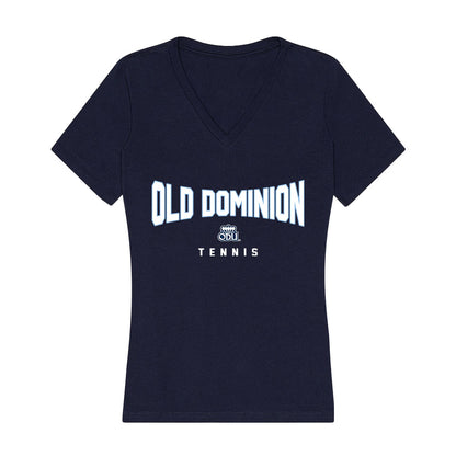 Old Dominion - NCAA Women's Tennis : Kira Matushkina - Women's V-Neck T-Shirt-0