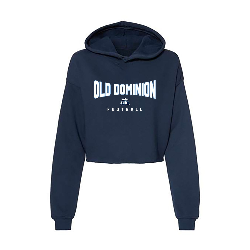 Old Dominion - NCAA Football : NICOLE TURNER - Women's Crop Fleece Hoodie-0