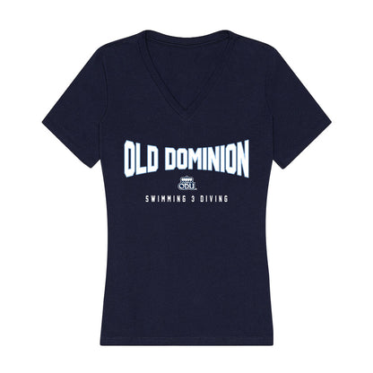 Old Dominion - NCAA Men's Swimming & Diving : Bryant Julian - Women's V-Neck T-Shirt-0