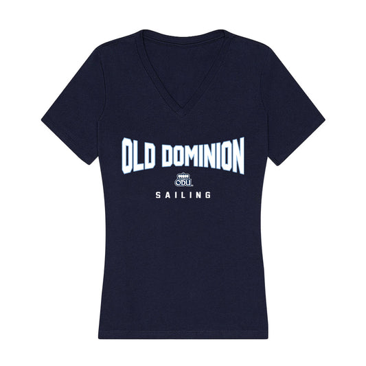 Old Dominion - NCAA Men's Sailing : James O'Leary - Women's V-Neck T-Shirt-0