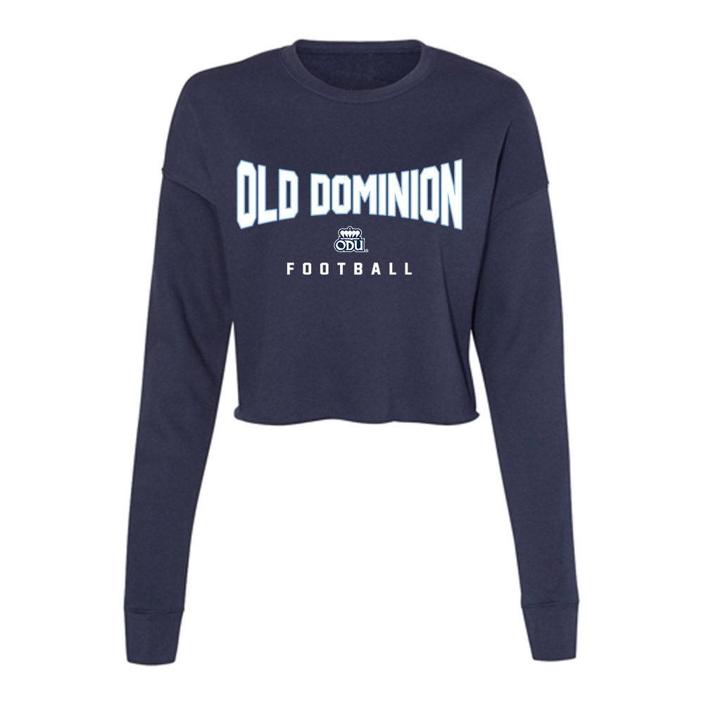 Old Dominion - NCAA Football : Nylen Jones - Women's Cropped Crew Fleece-0