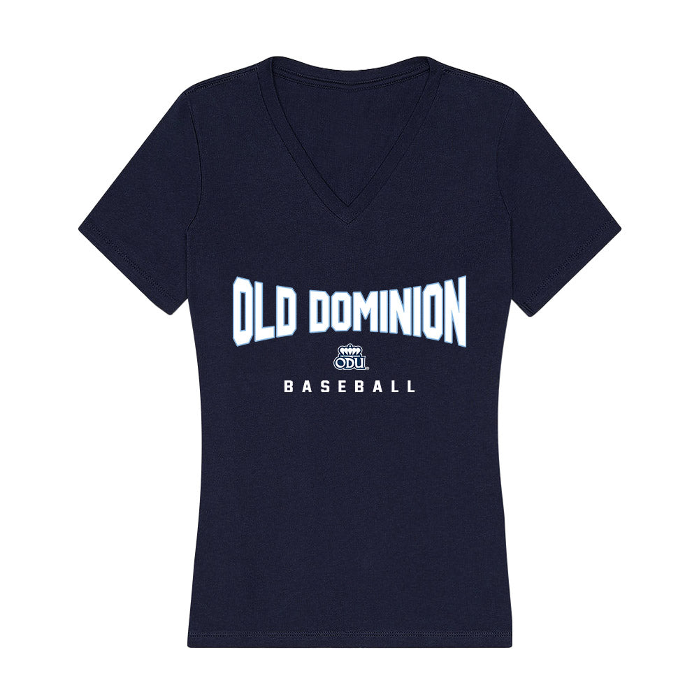 Old Dominion - NCAA Baseball : Brody Connors - Women's V-Neck T-Shirt-0