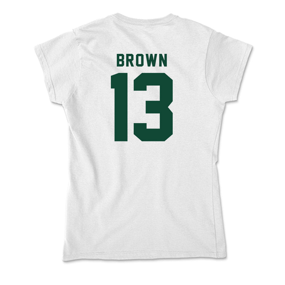 Hawaii - NCAA Football : Cbo Brown - Soft Style Women’s T-Shirt-1