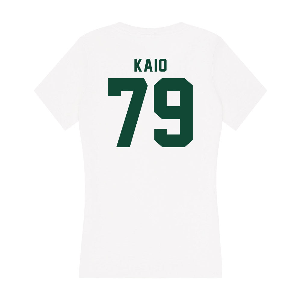 Hawaii - NCAA Football : Judah Kaio - Women's V-Neck T-Shirt-1