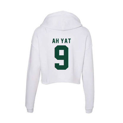 Hawaii - NCAA Softball : Milan Ah Yat - Women's Crop Fleece Hoodie-1