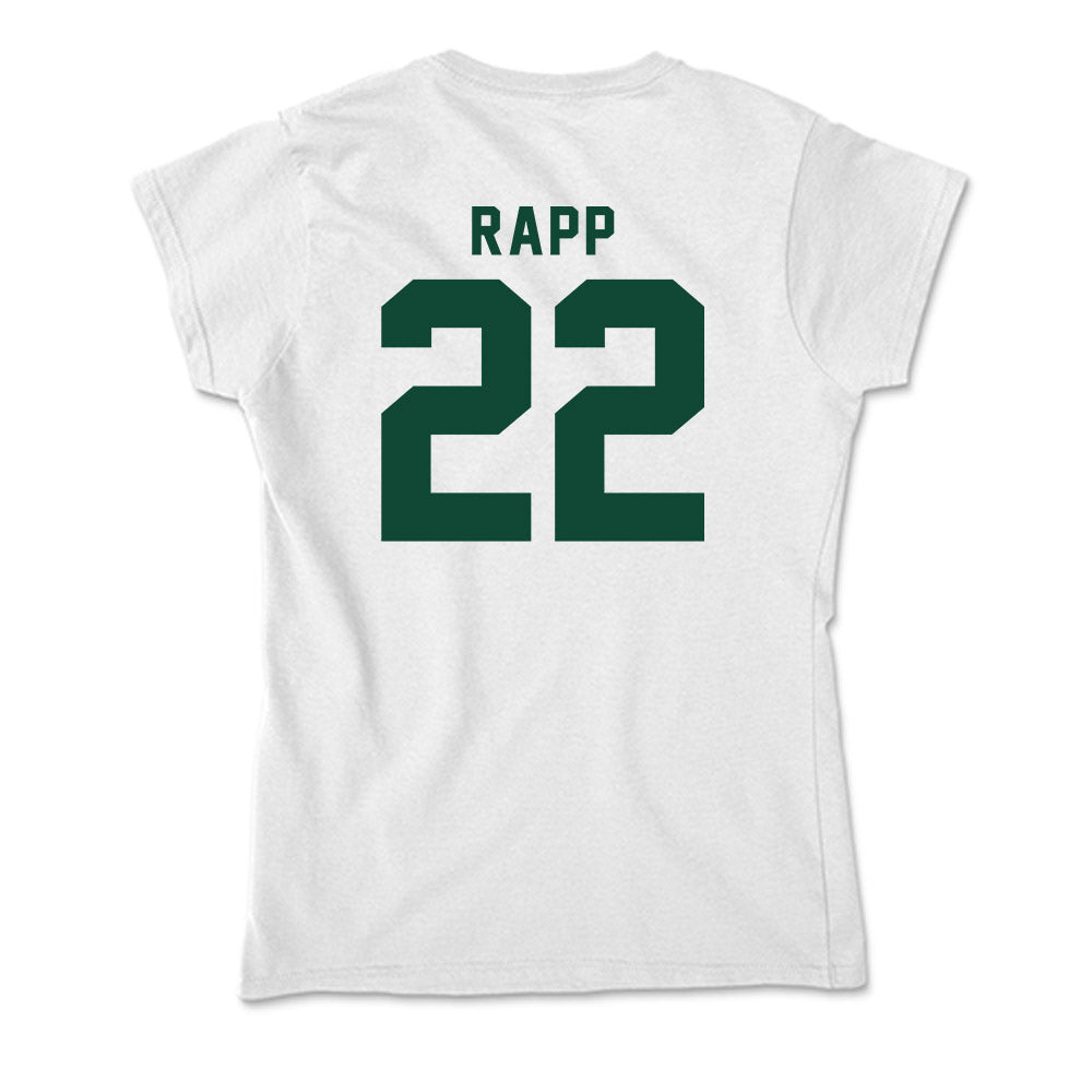 Hawaii - NCAA Men's Basketball : Ryan Rapp - Soft Style Women’s T-Shirt-1