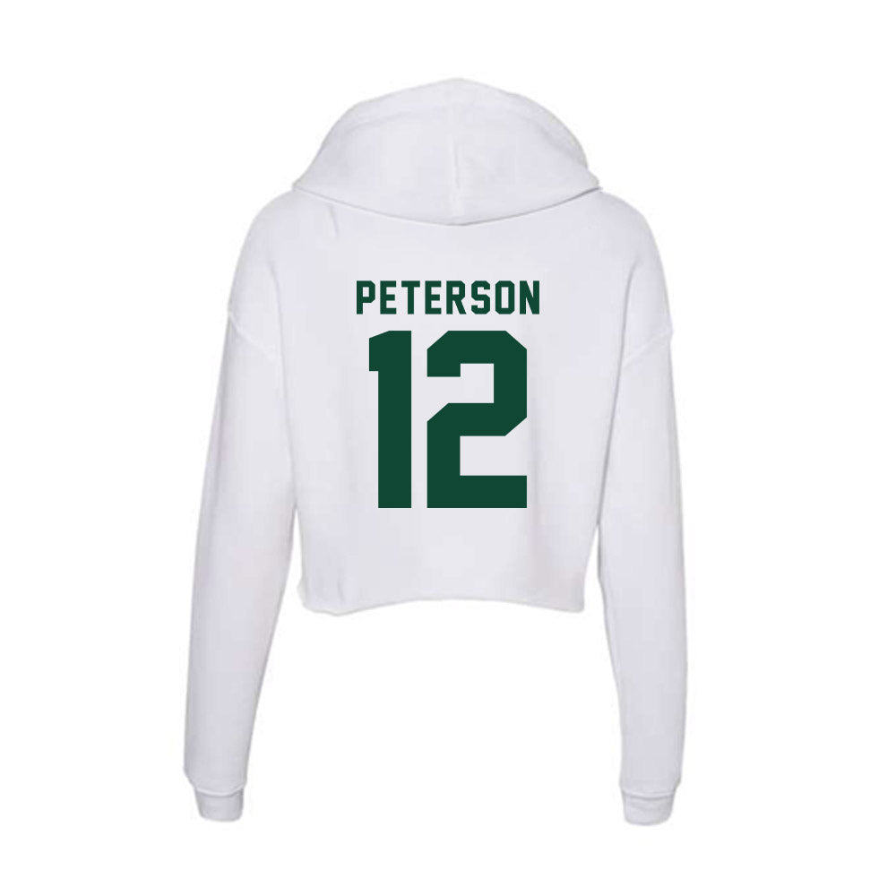 Hawaii - NCAA Women's Soccer : Krista Peterson - Women's Crop Fleece Hoodie-1