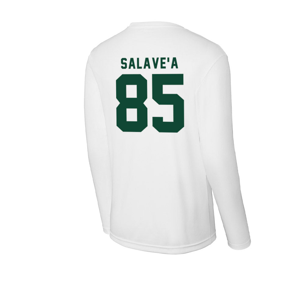 Hawaii - NCAA Football : Okland Salave'a - Activewear Long Sleeve T-Shirt-1