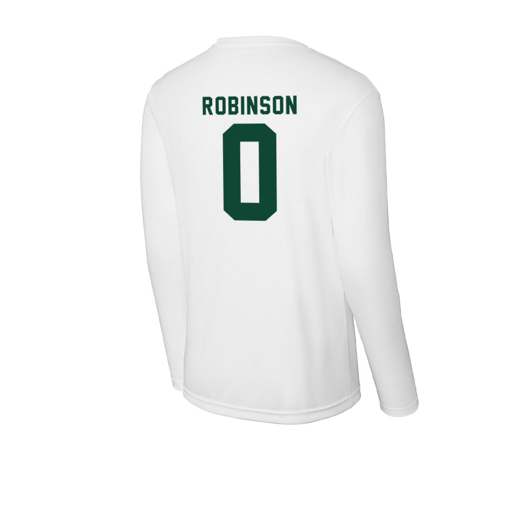 Hawaii - NCAA Football : Elijah Robinson - Activewear Long Sleeve T-Shirt-1