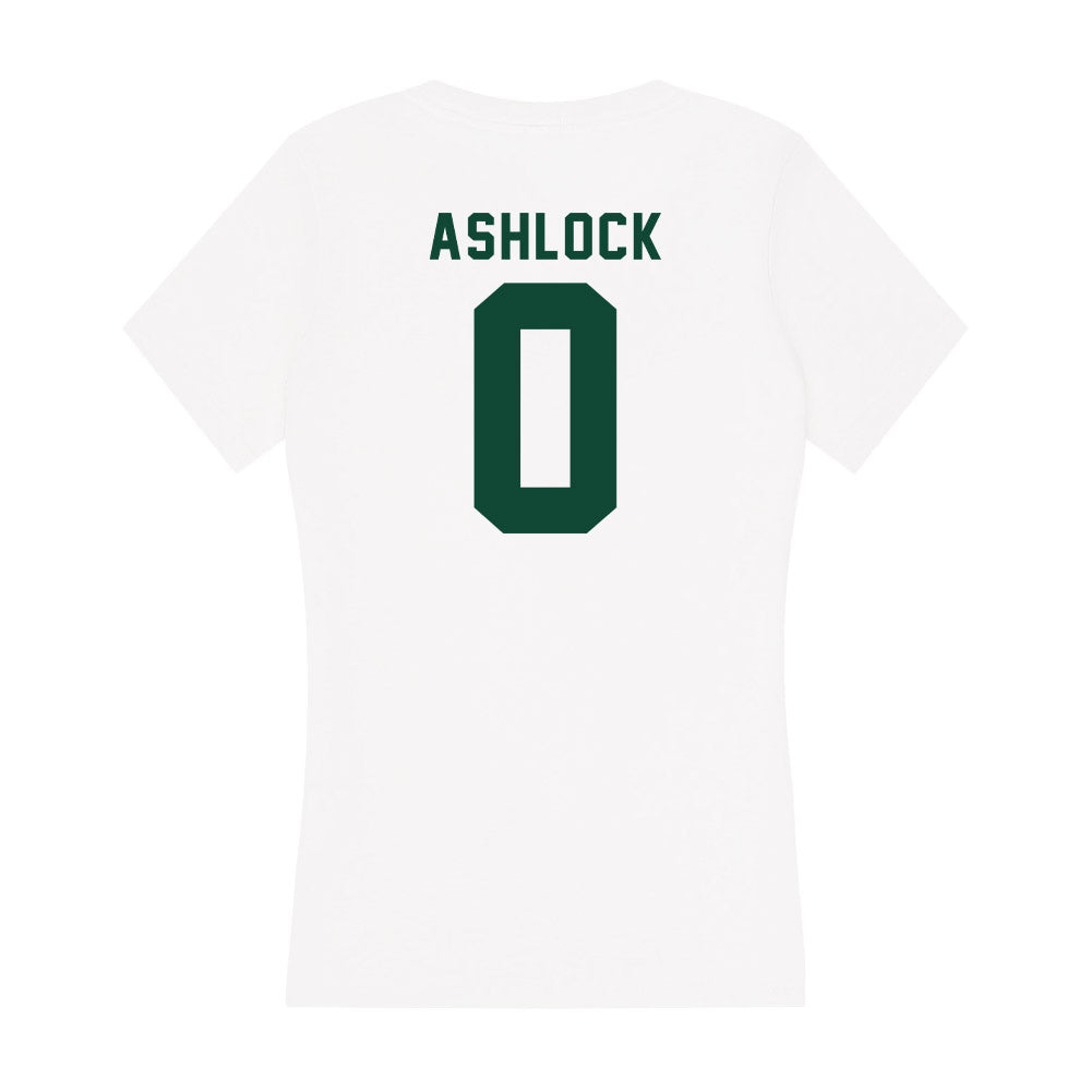 Hawaii - NCAA Football : Pofele Ashlock - Women's V-Neck T-Shirt-1