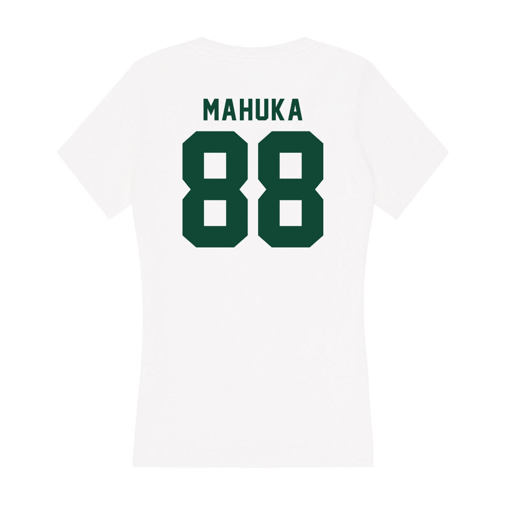 Hawaii - NCAA Football : Kayde Mahuka - Women's V-Neck T-Shirt-1