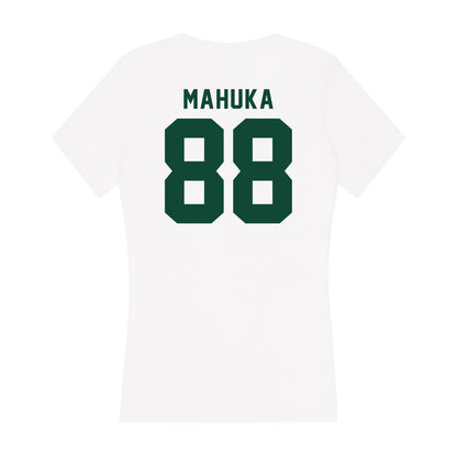 Hawaii - NCAA Football : Kayde Mahuka - Women's V-Neck T-Shirt-1