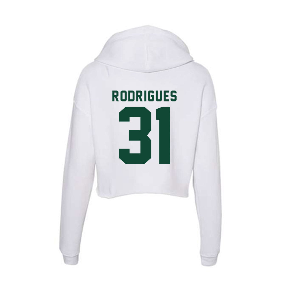 Hawaii - NCAA Football : Kea Rodrigues - Women's Crop Fleece Hoodie-1