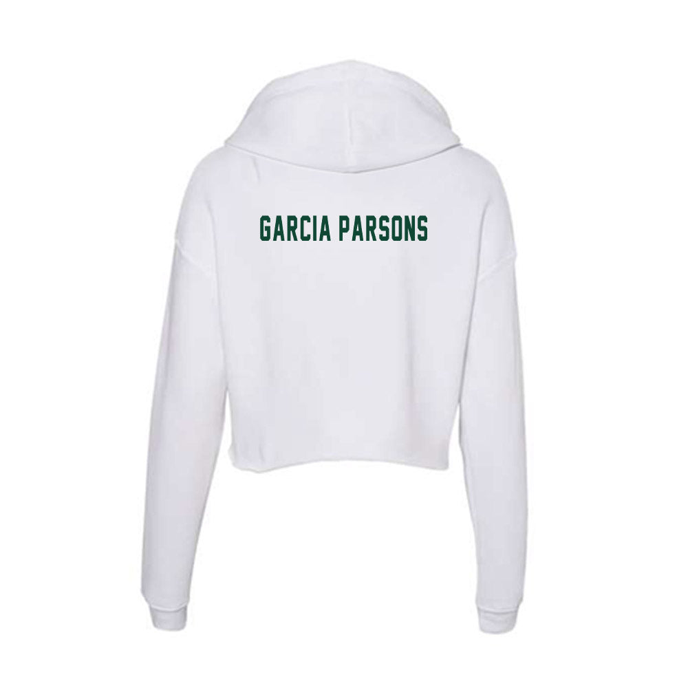 Hawaii - NCAA Women's Cross Country : Alizee Garcia Parsons - Women's Crop Fleece Hoodie-1