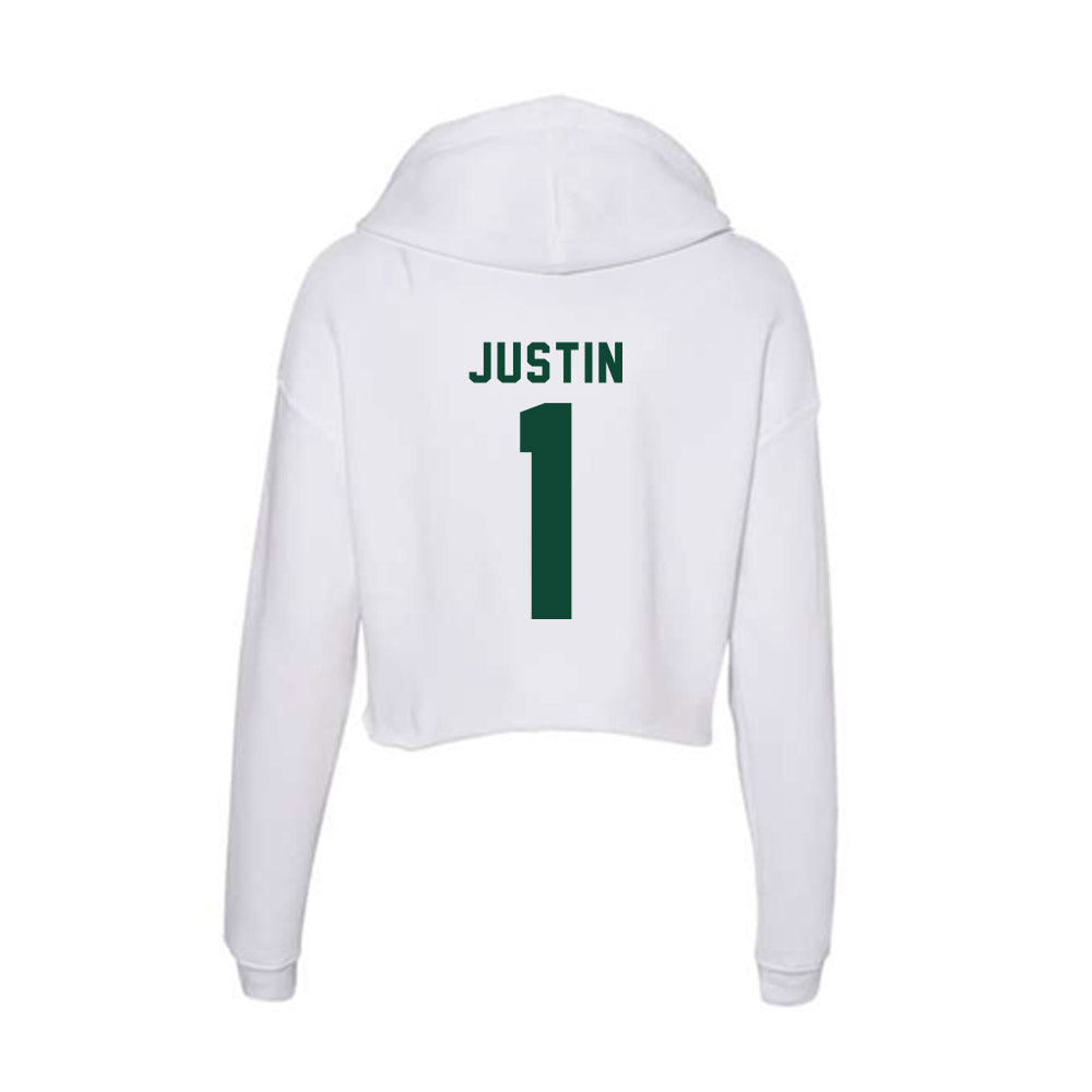 Hawaii - NCAA Women's Soccer : Kennedy Justin - Women's Crop Fleece Hoodie-1