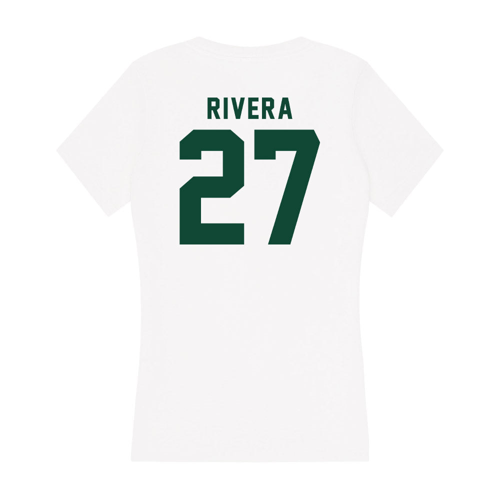 Hawaii - NCAA Baseball : Bronson Rivera - Women's V-Neck T-Shirt-1