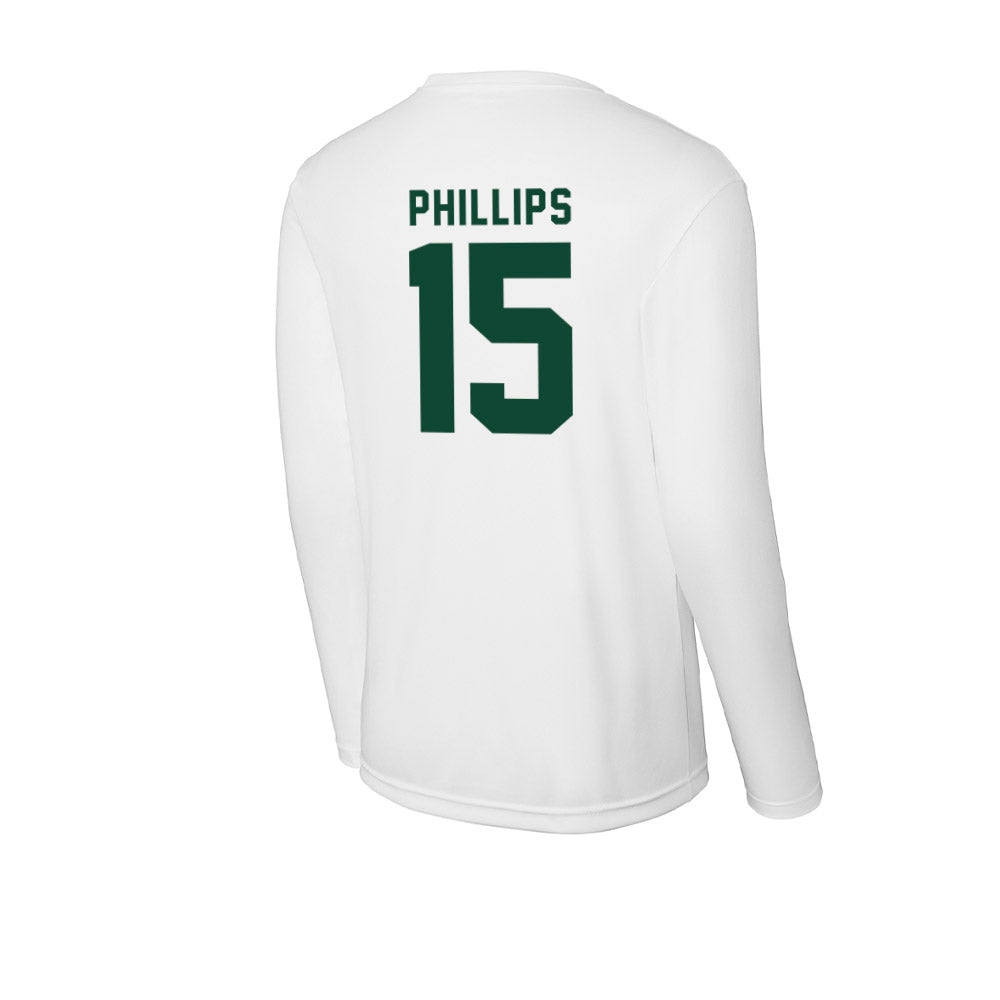 Hawaii - NCAA Women's Basketball : Daejah Phillips - Activewear Long Sleeve T-Shirt-1