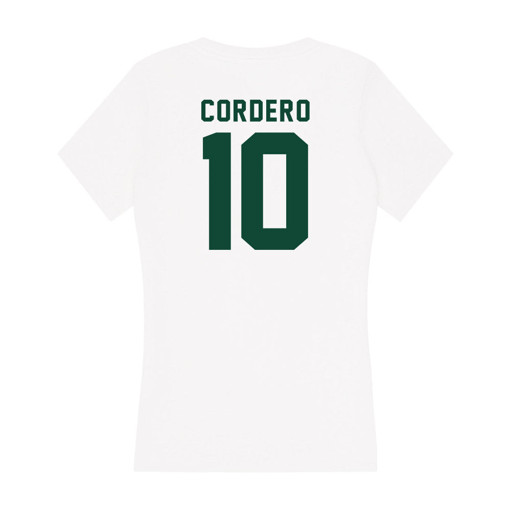 Hawaii - NCAA Football : David Cordero - Women's V-Neck T-Shirt-1