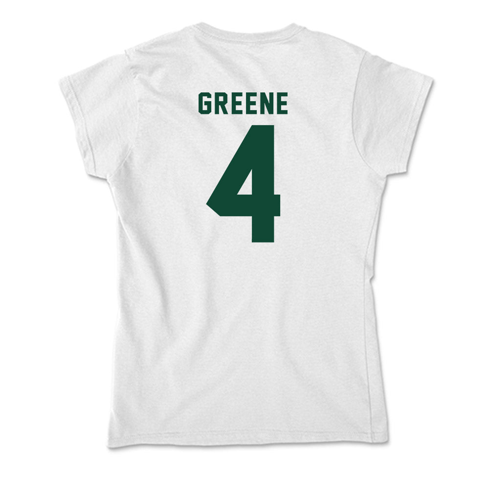 Hawaii - NCAA Men's Basketball : Marcus Greene - Soft Style Women’s T-Shirt-1