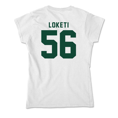 Hawaii - NCAA Football : Tevita Loketi - Soft Style Women’s T-Shirt-1