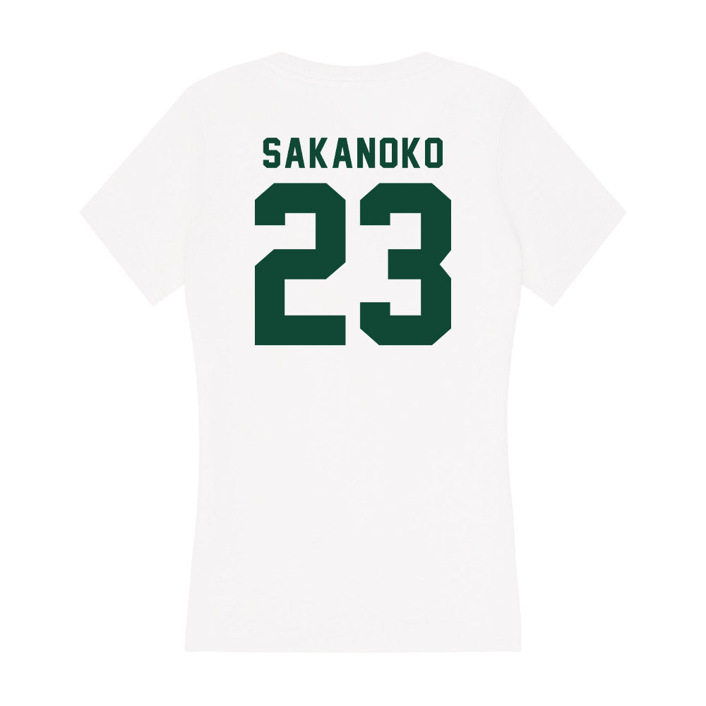 Hawaii - NCAA Men's Volleyball : Louis Sakanoko - Women's V-Neck T-Shirt-1