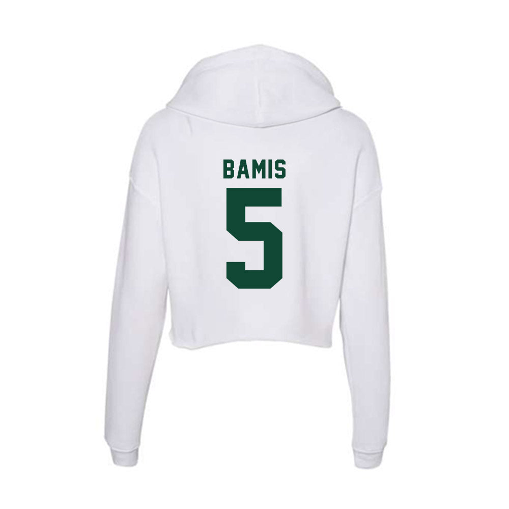 Hawaii - NCAA Women's Volleyball : Jacyn Bamis - Women's Crop Fleece Hoodie-1