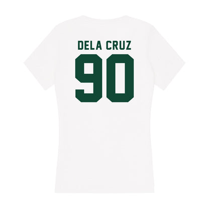 Hawaii - NCAA Football : Ha'aheo Dela Cruz - Women's V-Neck T-Shirt-1