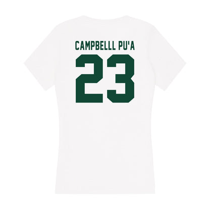 Hawaii - NCAA Softball : Key-annah Campbelll Pu'a - Women's V-Neck T-Shirt-1