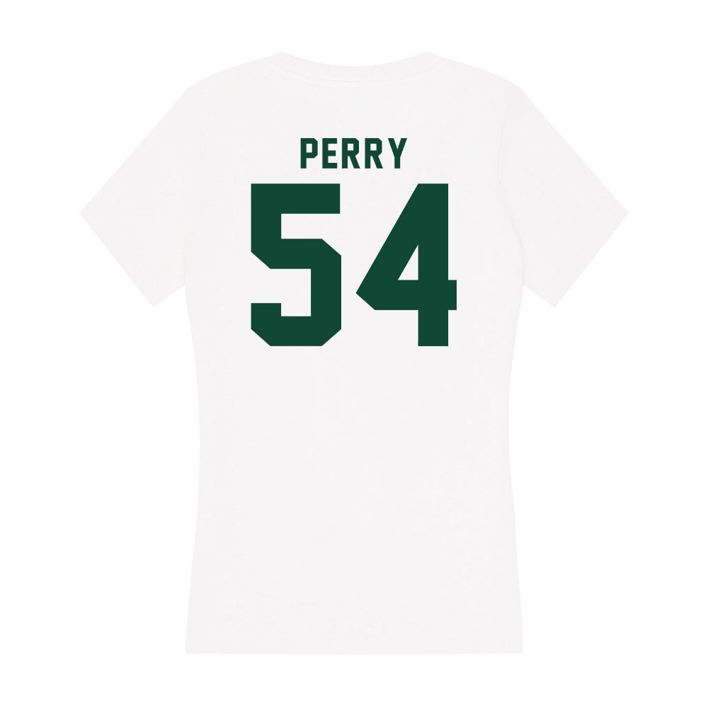 Hawaii - NCAA Football : Christian Perry - Women's V-Neck T-Shirt-1