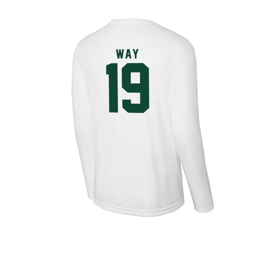 Hawaii - NCAA Women's Volleyball : Madeline Way - Activewear Long Sleeve T-Shirt-1