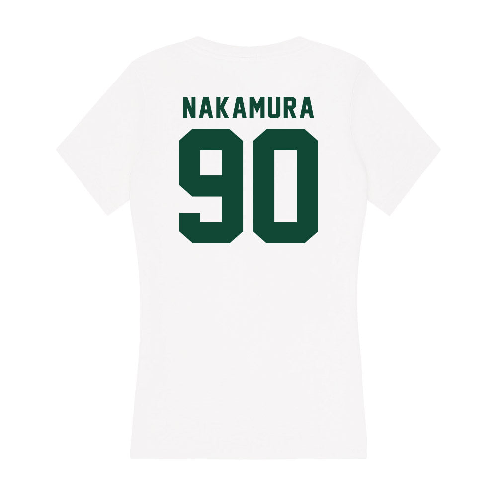 Hawaii - NCAA Baseball : Edgar Nakamura - Women's V-Neck T-Shirt-1