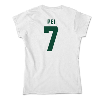 Hawaii - NCAA Football : Meki Pei - Soft Style Women’s T-Shirt-1