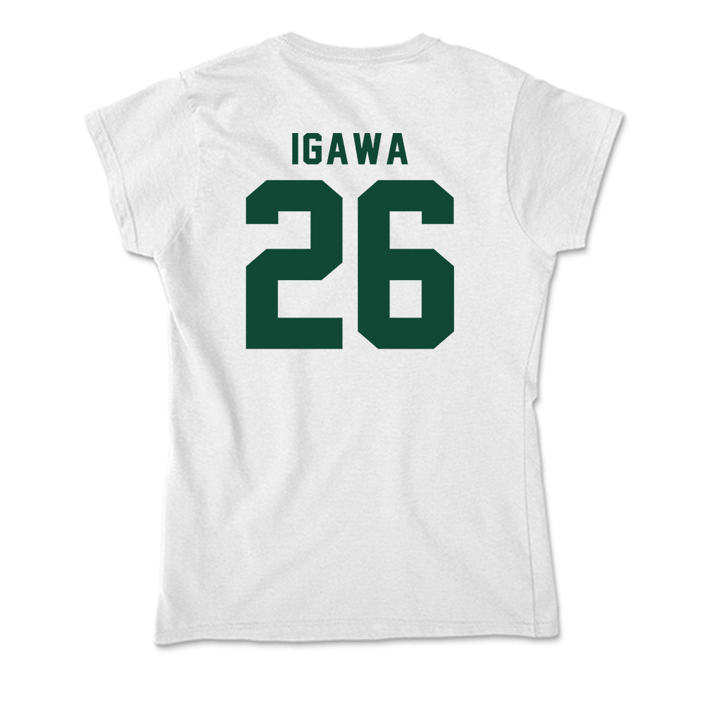 Hawaii - NCAA Baseball : Jacob Igawa - Soft Style Women’s T-Shirt-1