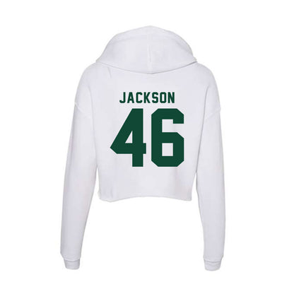 Hawaii - NCAA Baseball : Tobey Jackson - Women's Crop Fleece Hoodie-1