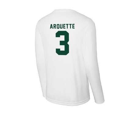 Hawaii - NCAA Women's Volleyball : Adrianna Arquette - Activewear Long Sleeve T-Shirt-1