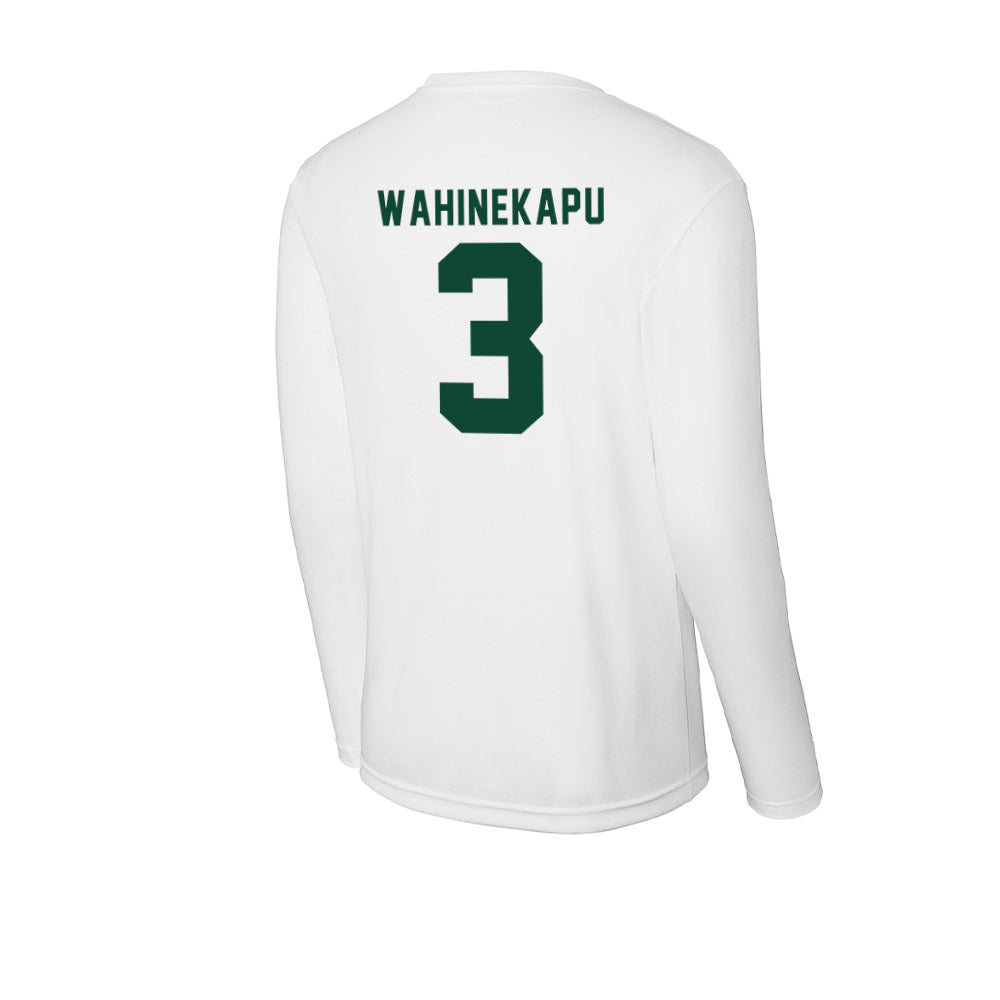 Hawaii - NCAA Women's Basketball : Lily Wahinekapu - Activewear Long Sleeve T-Shirt-1