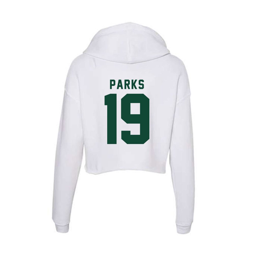 Hawaii - NCAA Men's Volleyball : Alexander Parks - Women's Crop Fleece Hoodie-1