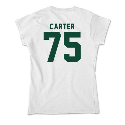 Hawaii - NCAA Football : Kaleb Carter - Soft Style Women’s T-Shirt-1