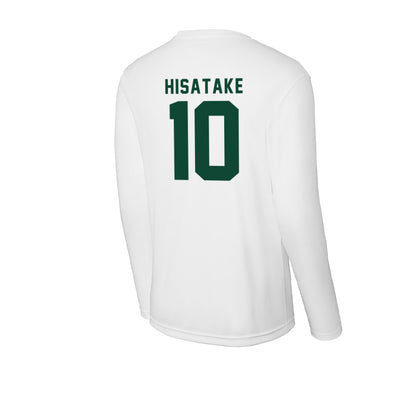 Hawaii - NCAA Football : Patrick Hisatake - Activewear Long Sleeve T-Shirt-1