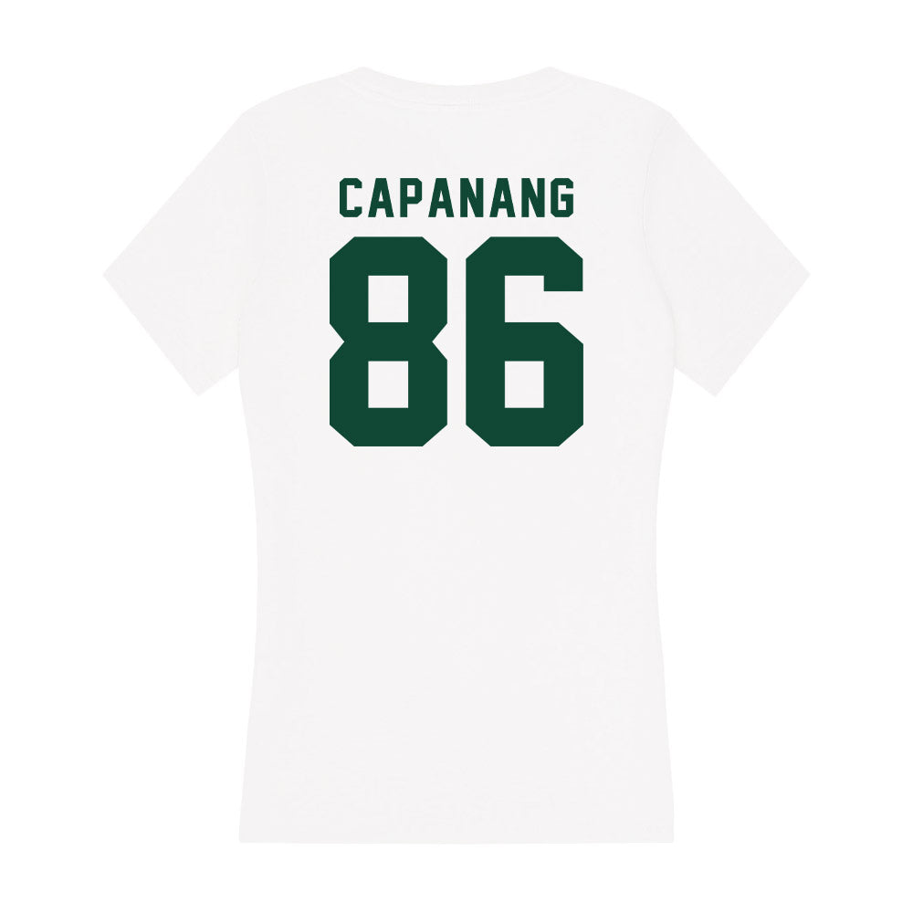 Hawaii - NCAA Football : Carlito Capanang - Women's V-Neck T-Shirt-1