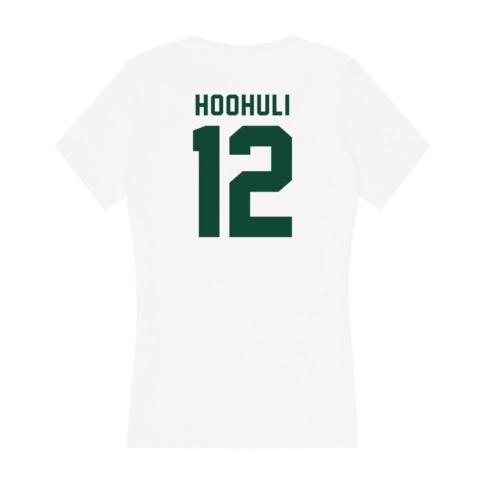 Hawaii - NCAA Football : Wynden Hoohuli - Women's V-Neck T-Shirt-1