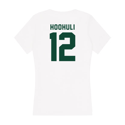 Hawaii - NCAA Football : Wynden Hoohuli - Women's V-Neck T-Shirt-1